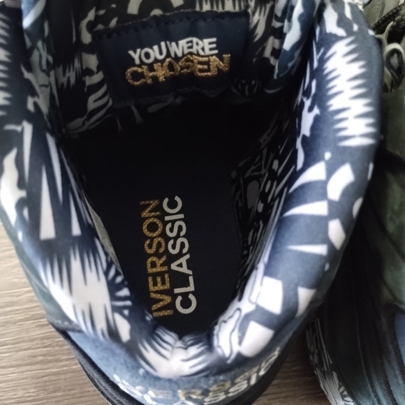 Sz 9 Reebok Question Mid Iverson Rounball Classic Georgetown Hoyas FX4991 - Picture 13 of 13